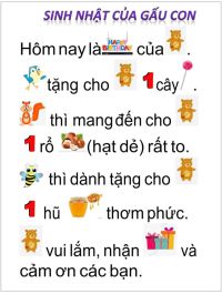 Sinh Nhat Cua Gau Con