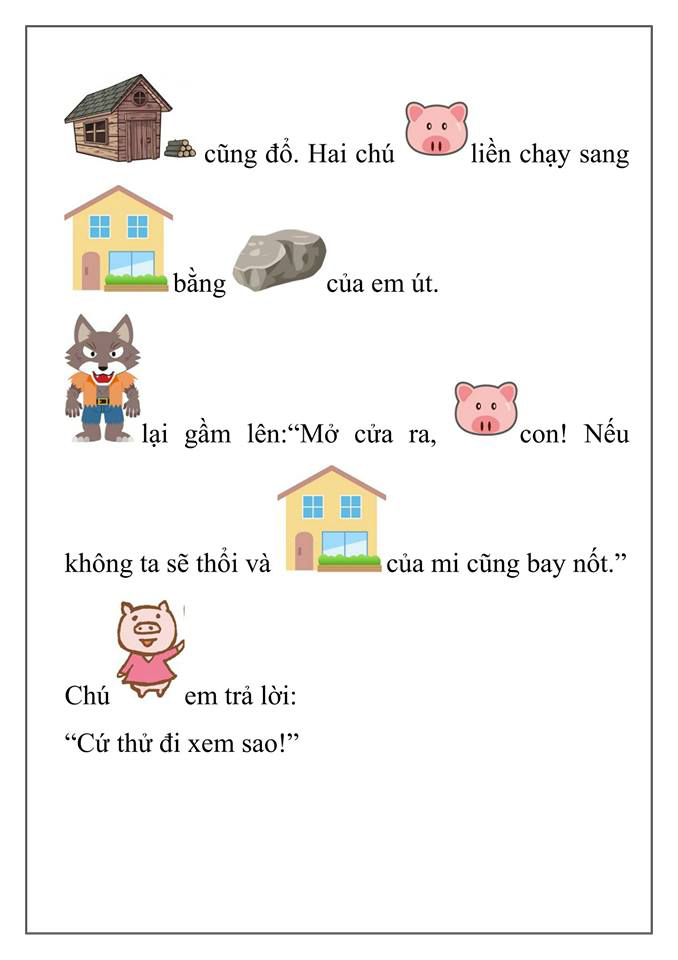 3 anh em lợn con 5