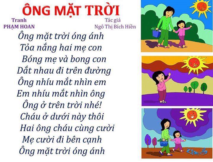 bai tho ong mat troi ong anh