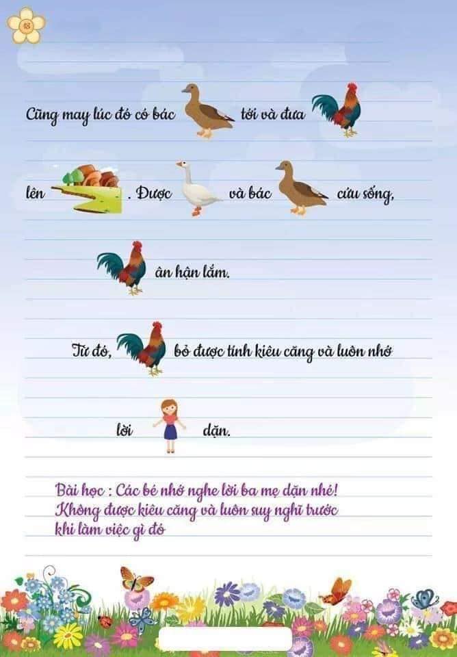 gà trống và vịt bầu 3