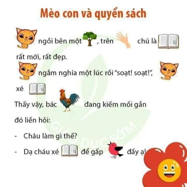 Mèo con và quyển sách 1