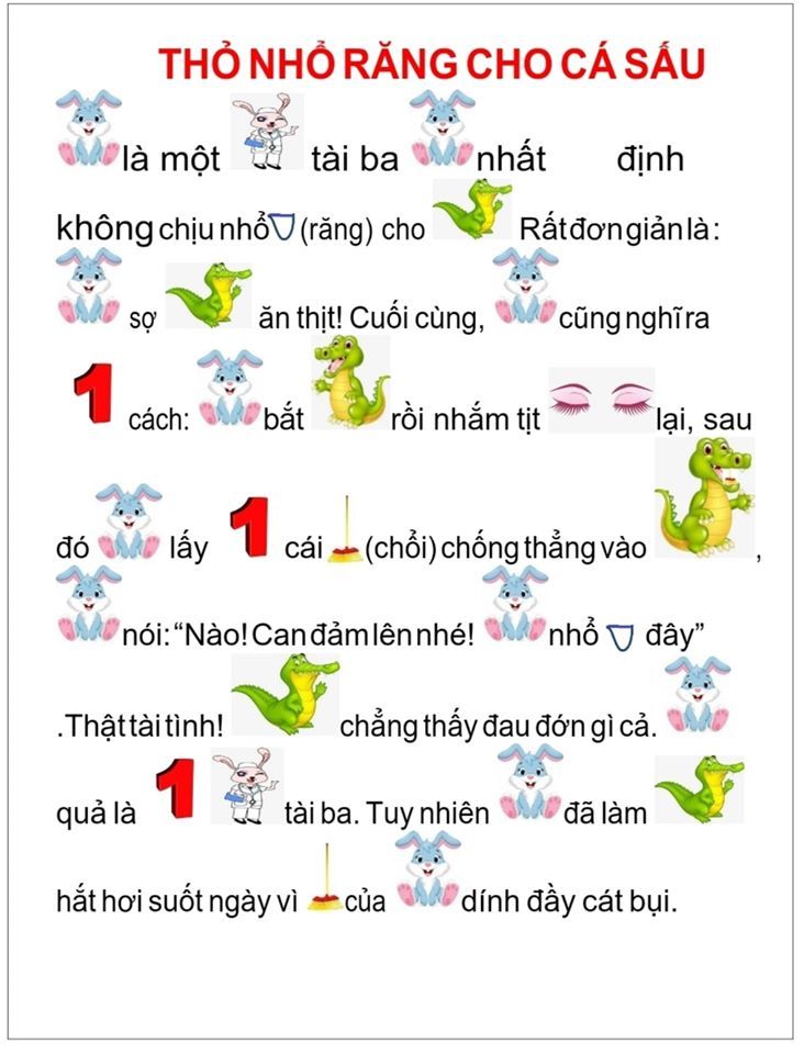 thỏ nhổ răng cho cá sấu