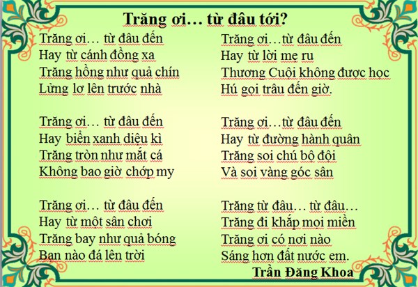 trăng ơi