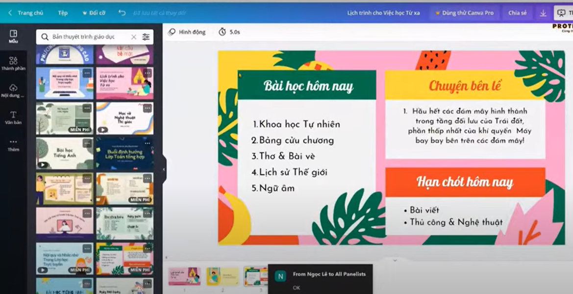 Canva cho giáo viên mầm non