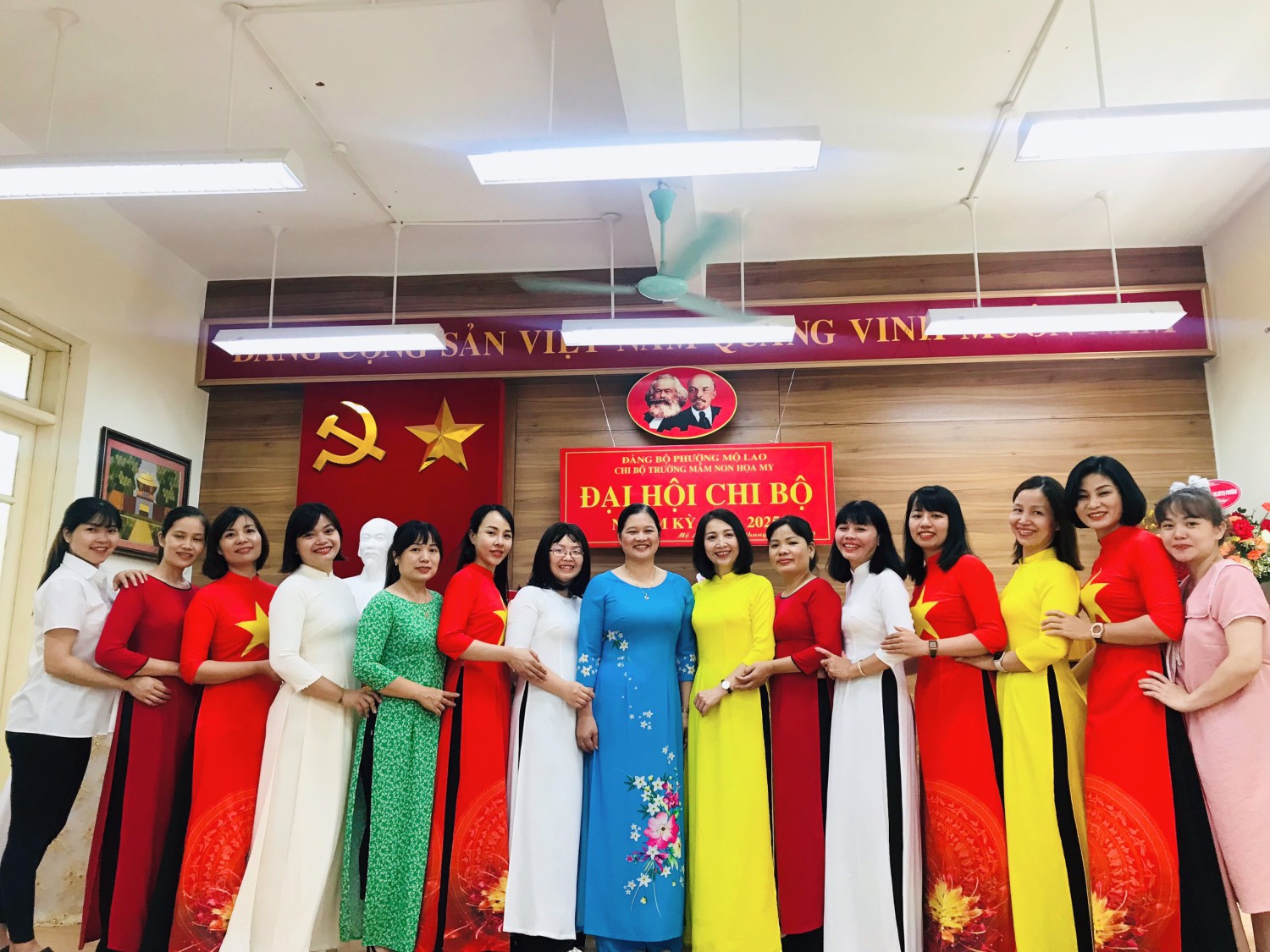 Đại hội chi bộ trường MN Họa My nhiệm kỳ 2022-2025
