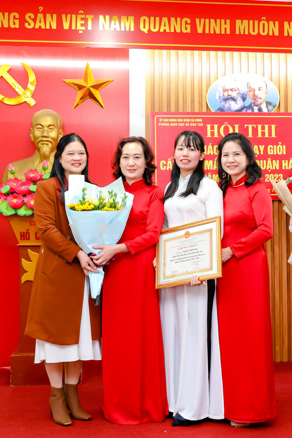 HỘI THI "GIÁO VIÊN DẠY GIỎI CẤP HỌC MẦM NON QUẬN HÀ ĐÔNG NĂM HỌC 2022-2023"